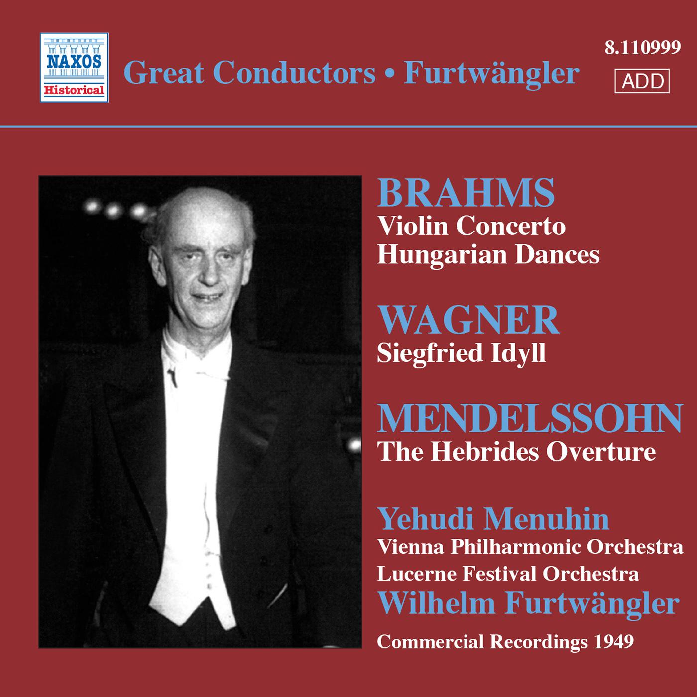 BRAHMS: Violin Concerto / WAGNER: Siegfried Idyll (Furtwangler, Comm. Recordings 1940-50, Vol. 6)专辑
