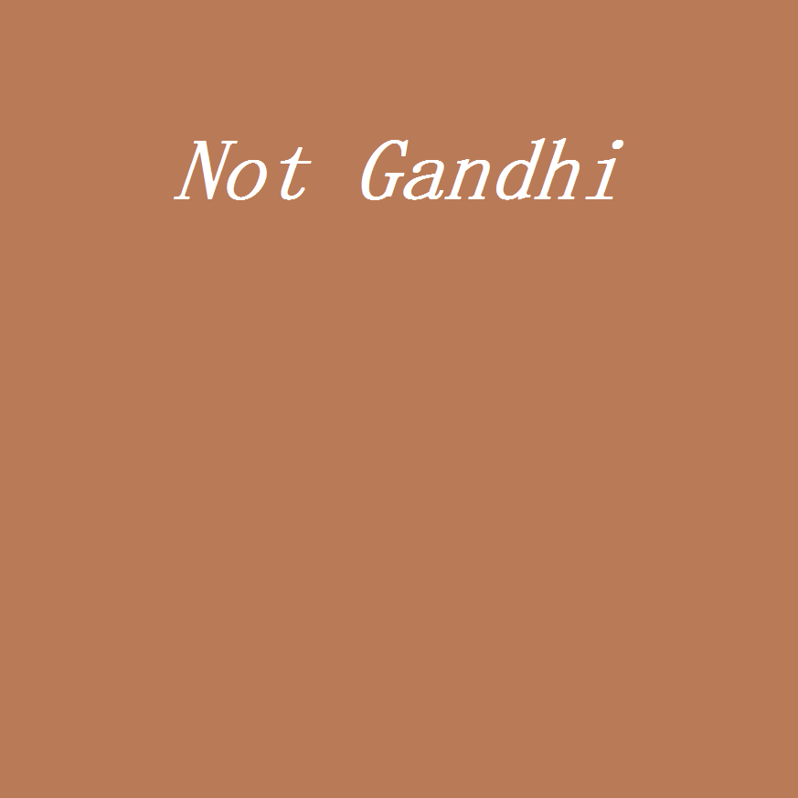 Not Gandhi专辑