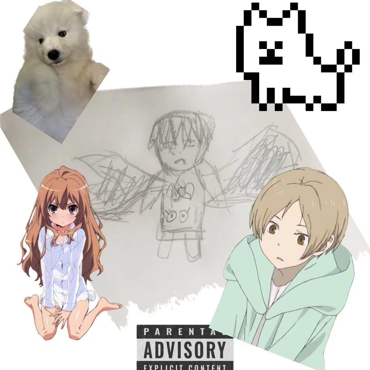 黑色废弃天使宅男心