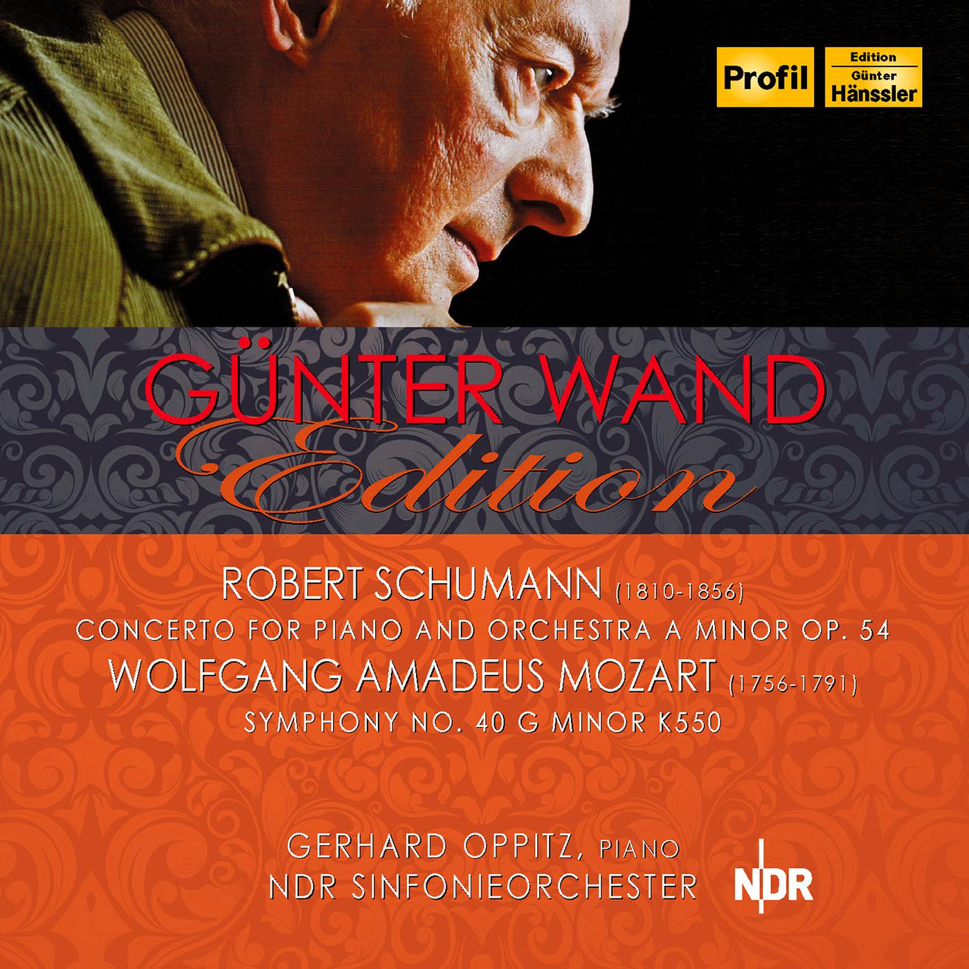 SCHUMANN, R.: Piano Concerto, Op. 54 / MOZART, W.A.: Symphony No. 40 (Oppitz, North German Radio Sym专辑