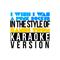 I Wish I Was a Punk Rocker (In the Style of Sandi Thom) [Karaoke Version] - Single专辑