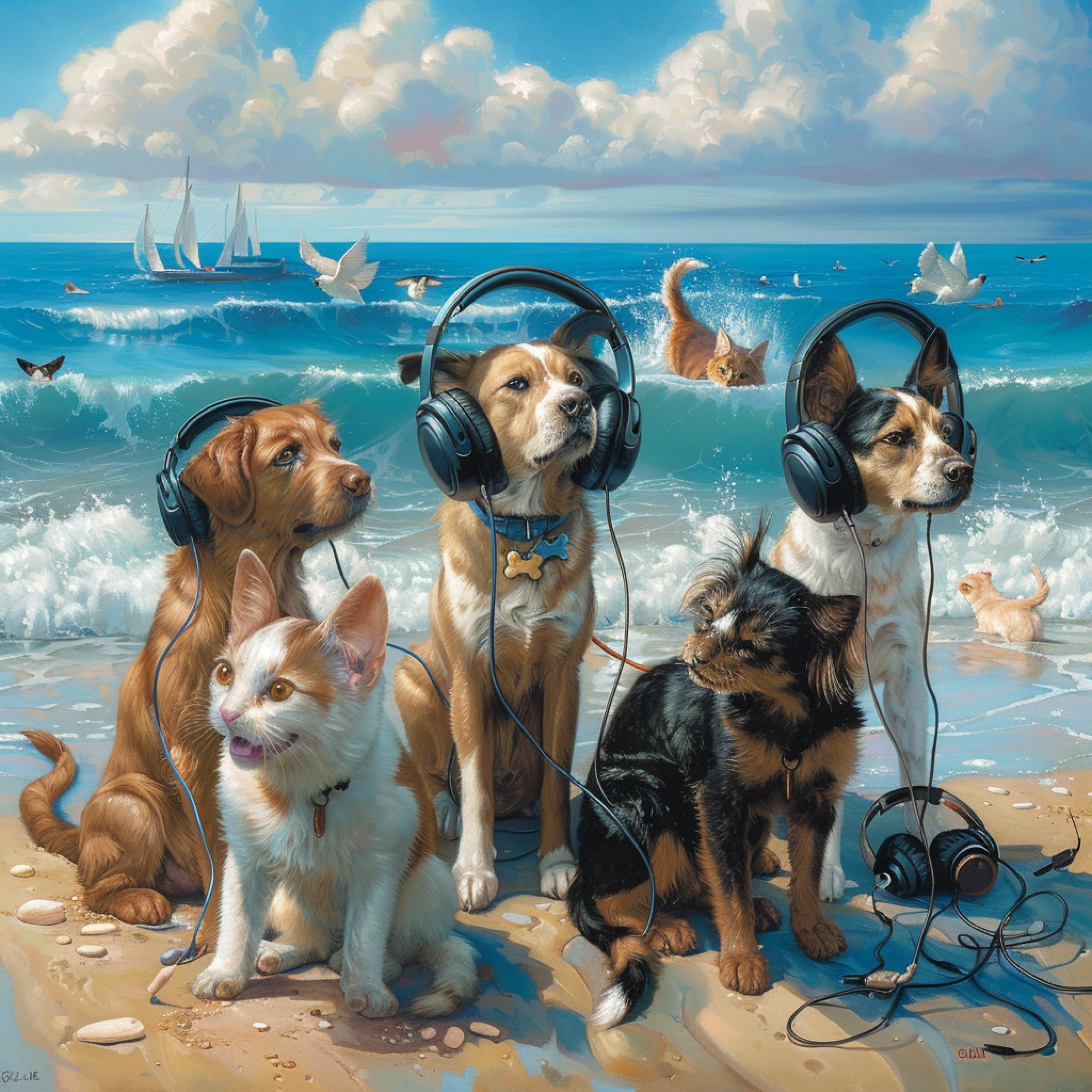 Sleepy Pets - Sea's Calming Presence for Pets