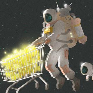 在宇宙收集星光，撒向你的梦里