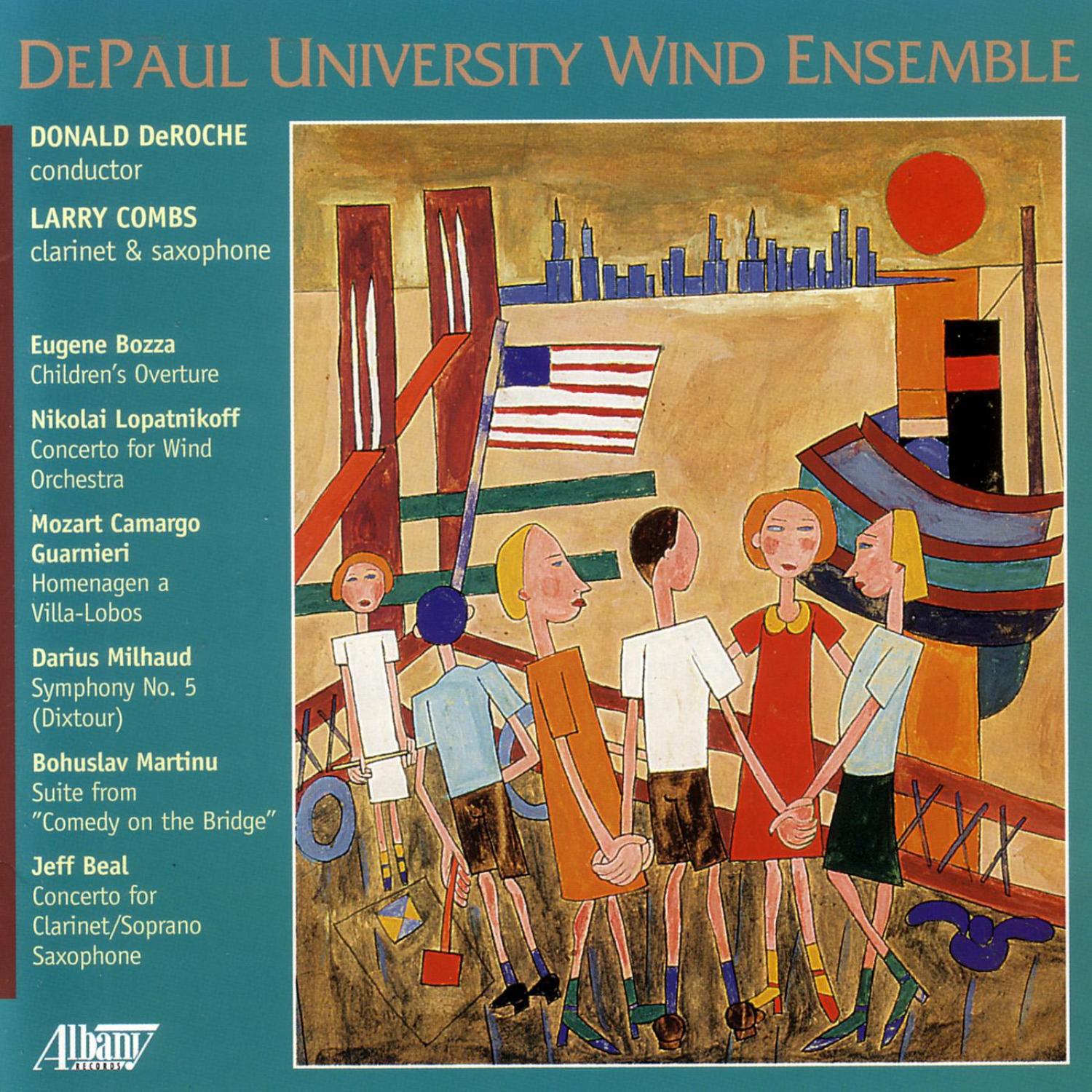 DePaul University Wind Ensemble - Concerto for Clarinet/Soprano Saxophone: Famines to Feasts