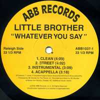 Whatever You Say - Little Brother ( Instrumental )