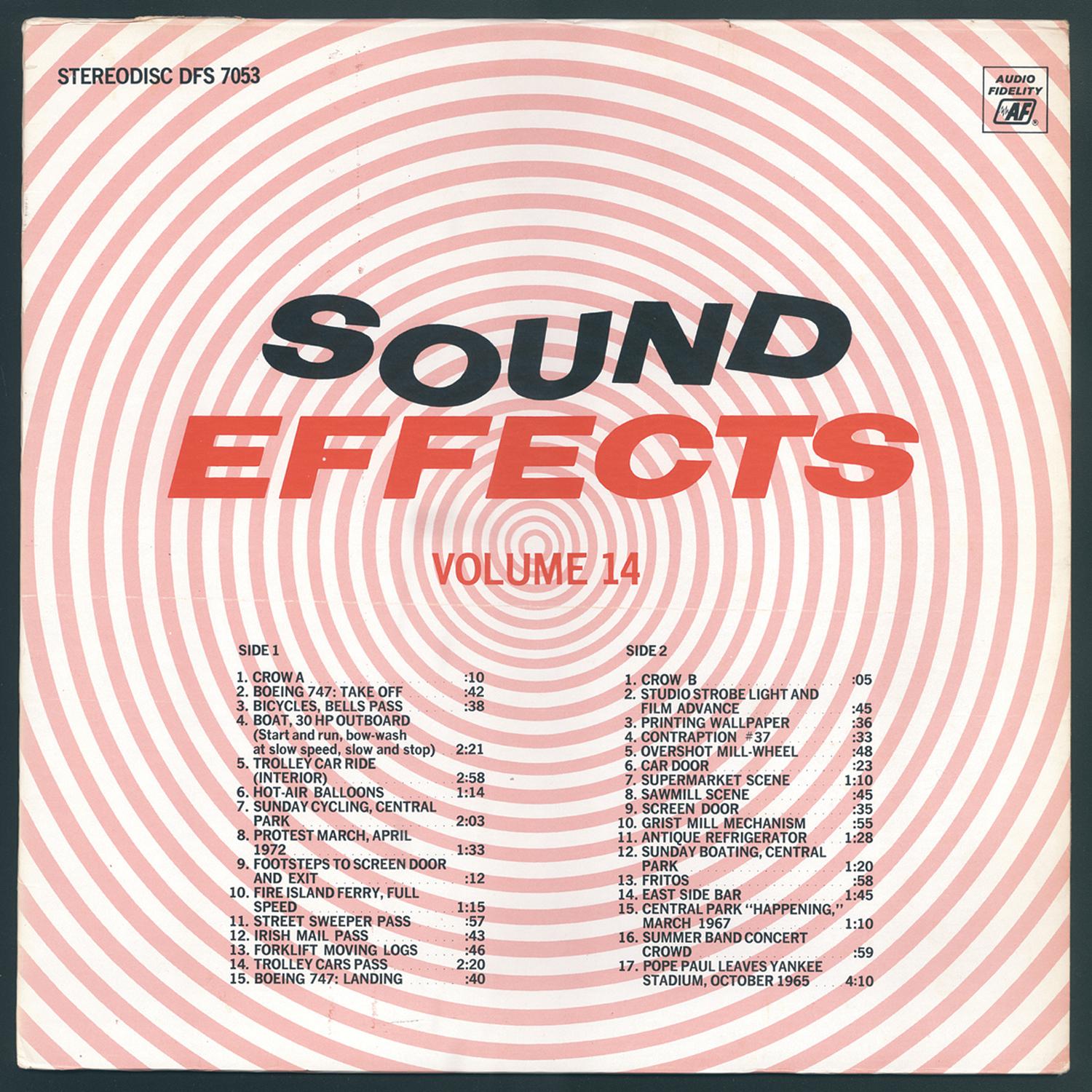 Sound Effects in Stereo, Vol. 14专辑