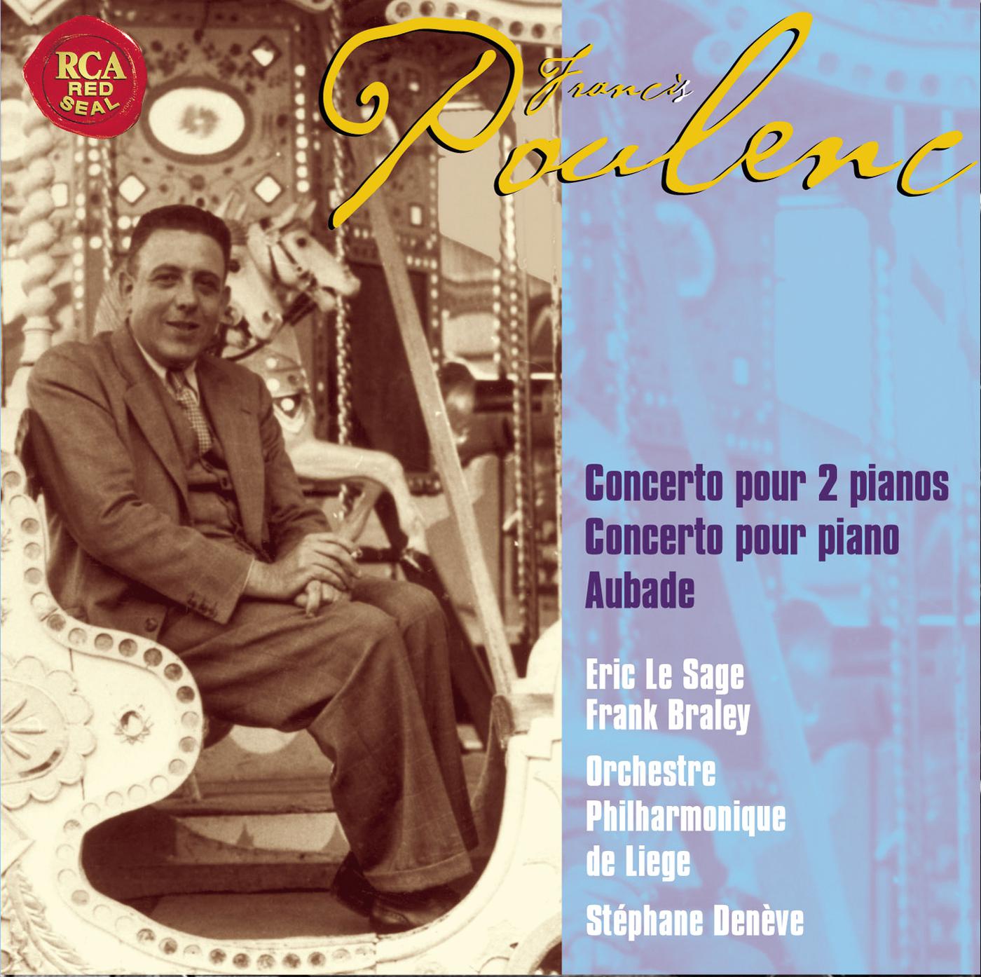 Eric Le Sage - Aubade, concerto chorégraphique pour piano et dix-huit instruments, FP. 051a:Introduction à la variation de Diane - Larghetto