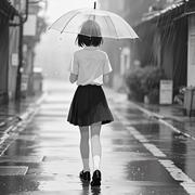 落雨的阴天