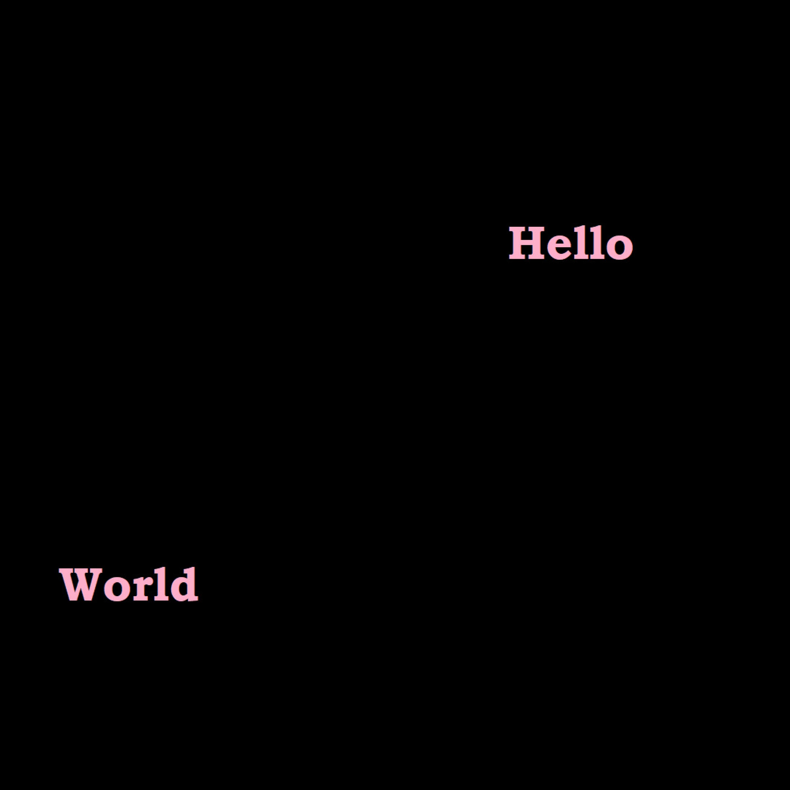 Hello World