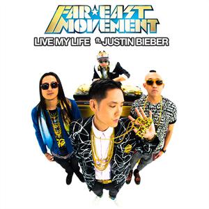 Live My Life - Far East Movement & Justin Bieber (unofficial Instrumental) 无和声伴奏 （降8半音）