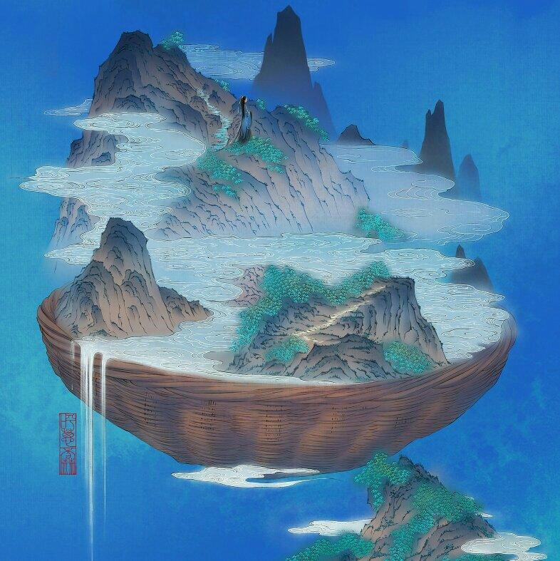 「古风 · 仙韵」昆仑山巅，唇齿间云雾缭绕