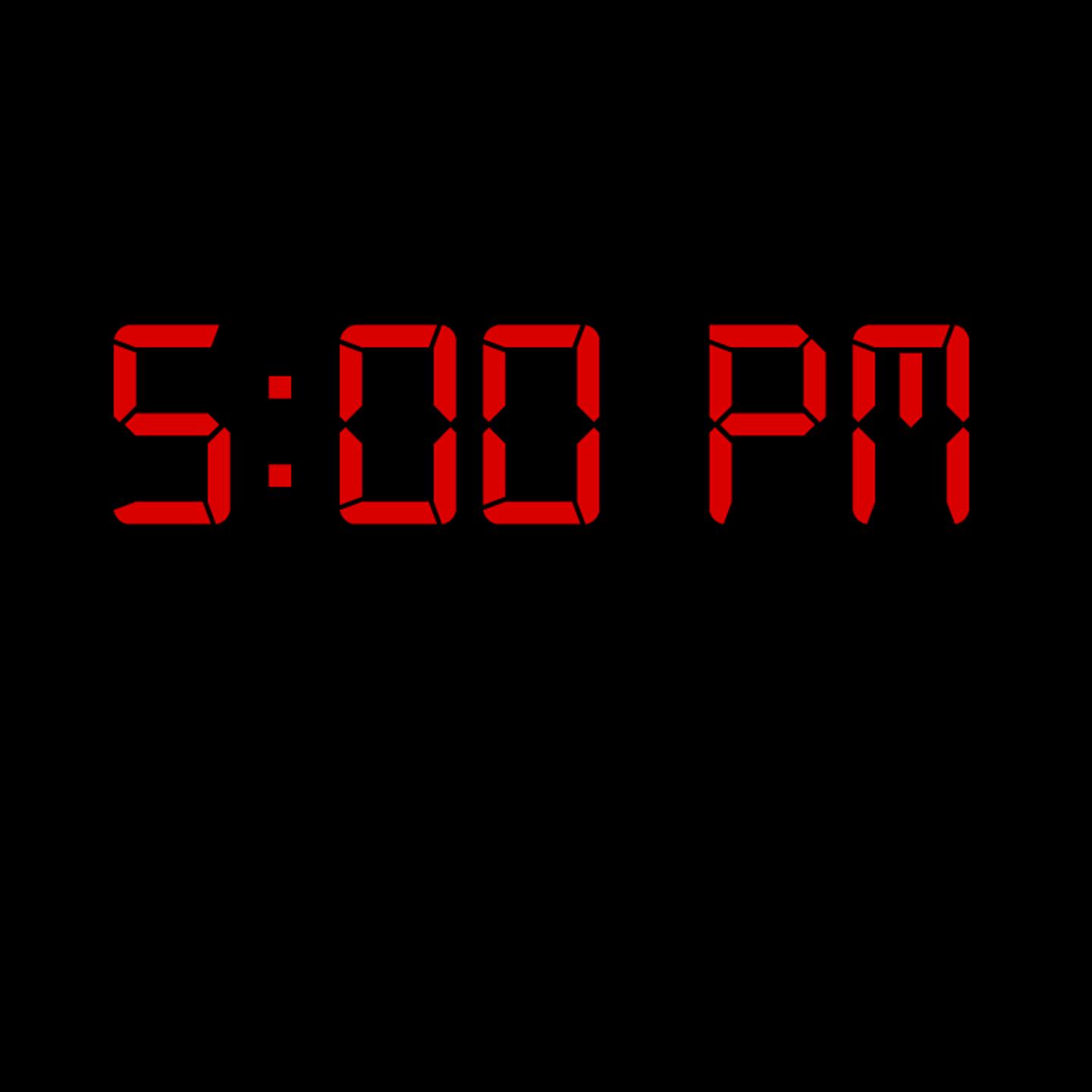 5:00 Pm