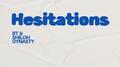 Hesitations专辑