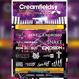 Creamfields 2018丨来自英国的新势力音乐节