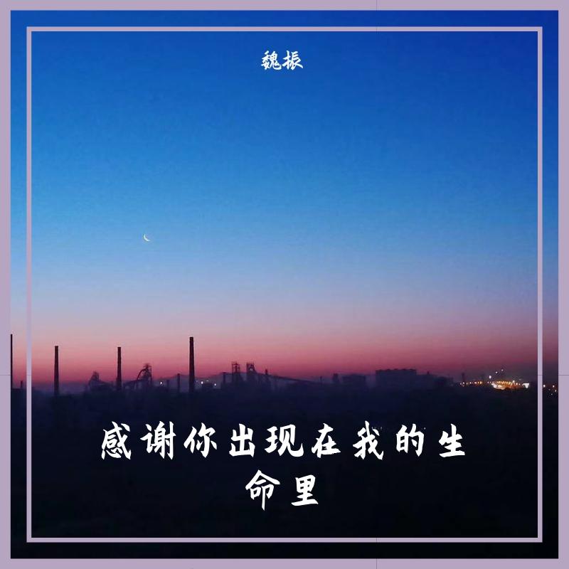 感谢你出现在我的生命里