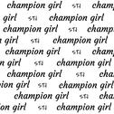 Champion Girl专辑