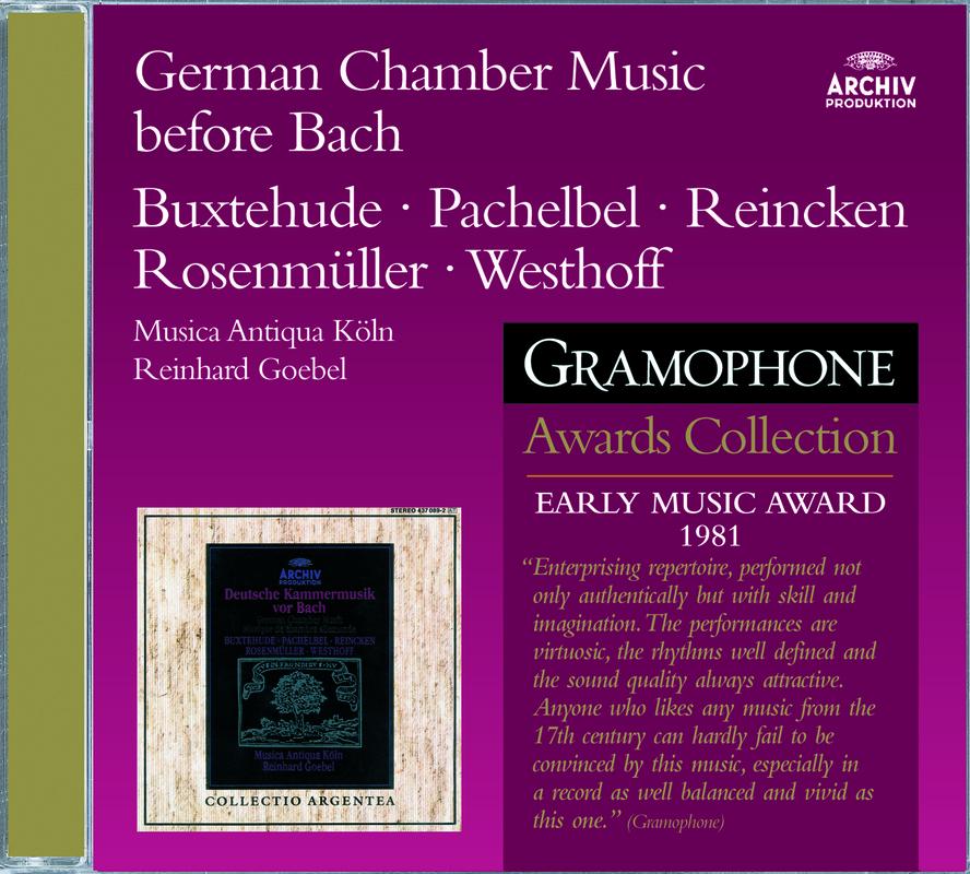 German Chamber Music Before Bach