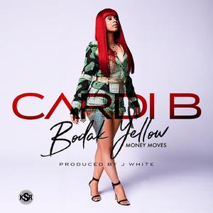 Bodak Yellow (Money Moves) - Cardi B (PT karaoke) 带和声伴奏 （升1半音）