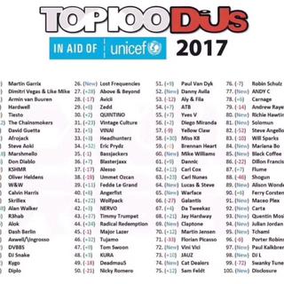 2017百大DJ排行榜『Dj mag』