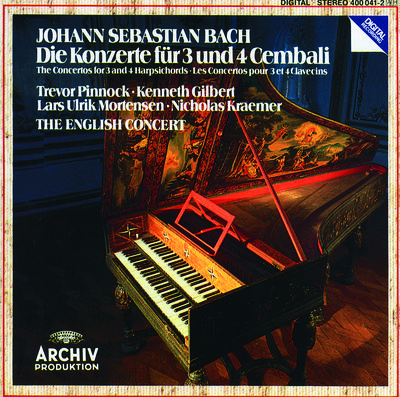 The English Concert - Concerto For 3 Harpsichords Strings And Continuo No.1 In D Minor BWV 1063:3. Allegro