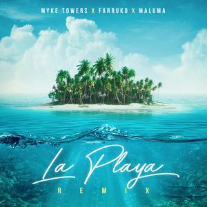 Myke Towers - La Playa （升4半音）