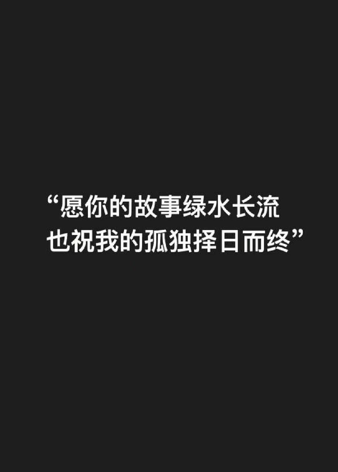 愿你的故事绿水长流，也祝我的孤独择日而终专辑