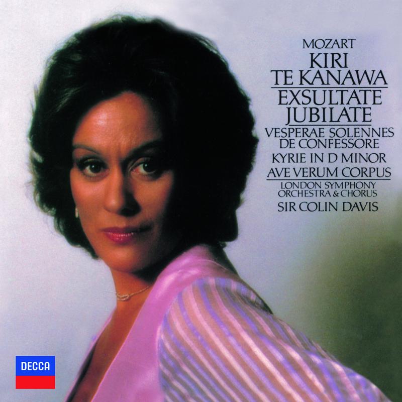 Mozart: Exsultate, Jubilate; Vesperae Solennes De Confessore, Kyrie in D Minor & Ave Verum Corpus