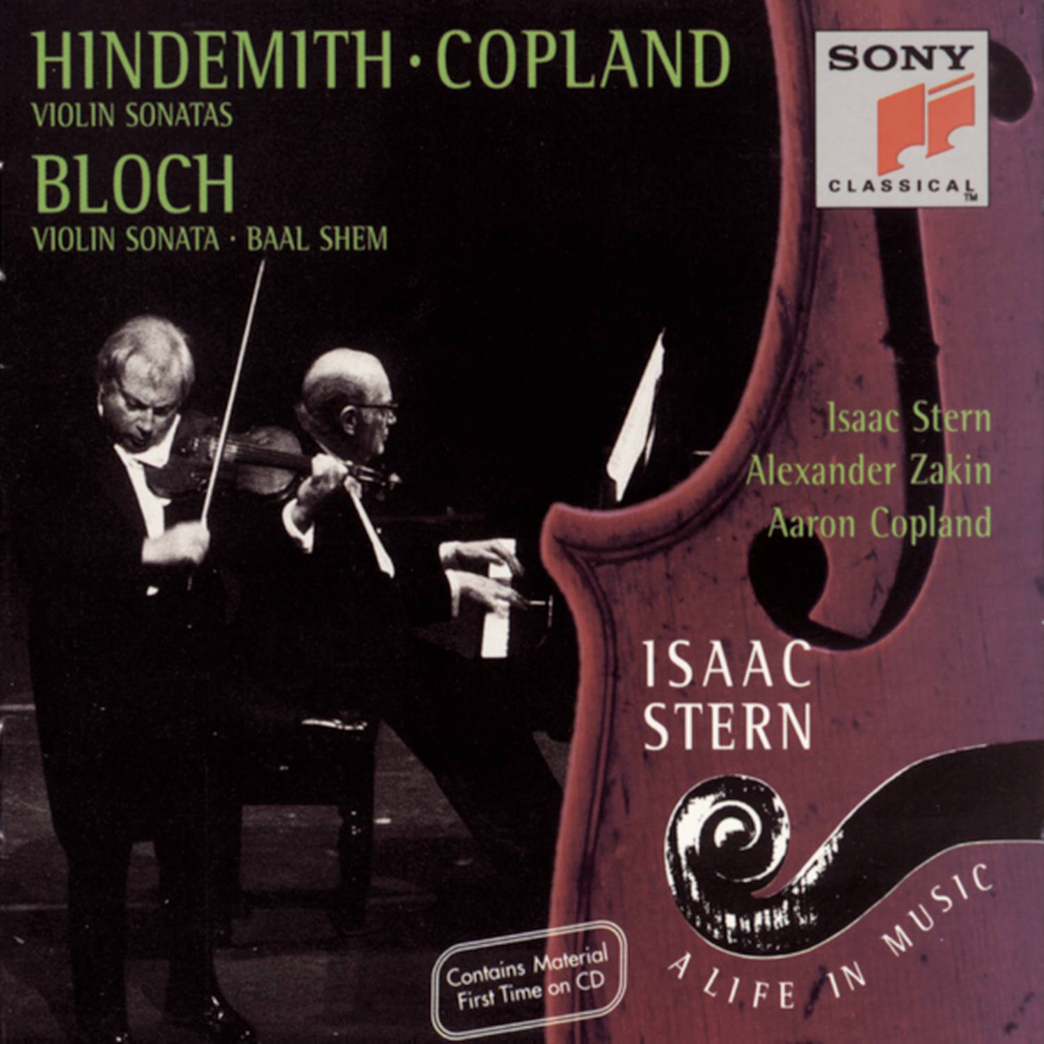 Hindemith/Bloch/Copland:  Violin Sonatas专辑