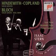 Hindemith/Bloch/Copland:  Violin Sonatas