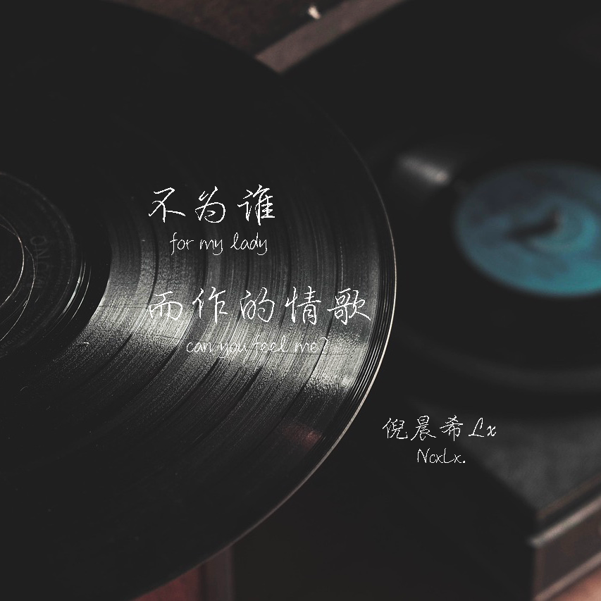 不为谁而作的情歌封面