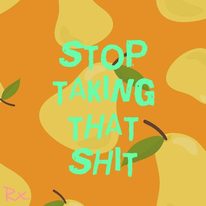 STOP TALKING THAT X