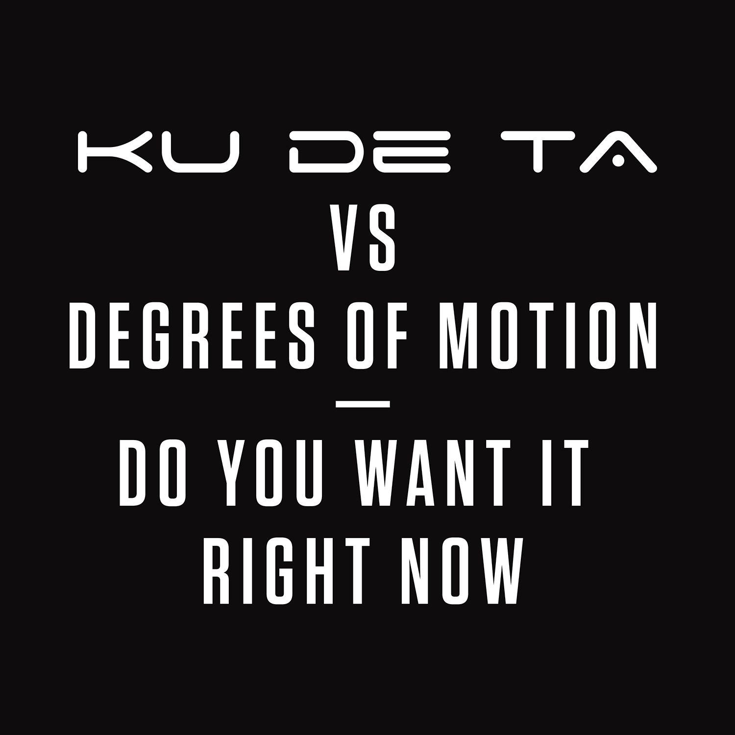 Ku De Ta - Do You Want it Right Now (Radio Edit)
