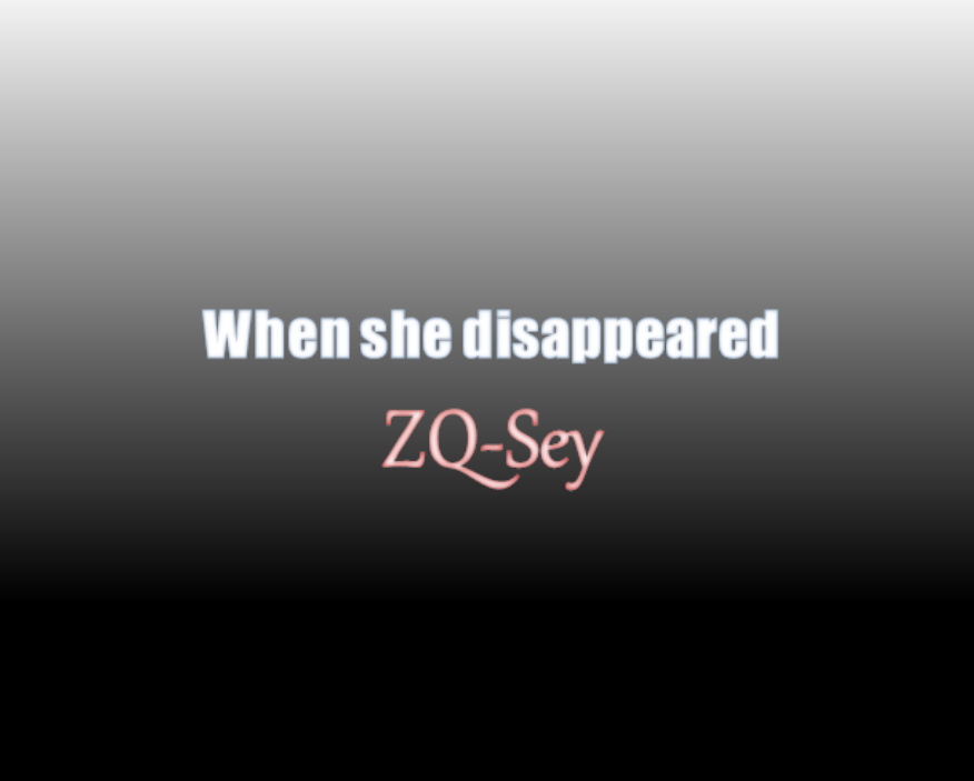 When she disappeared专辑