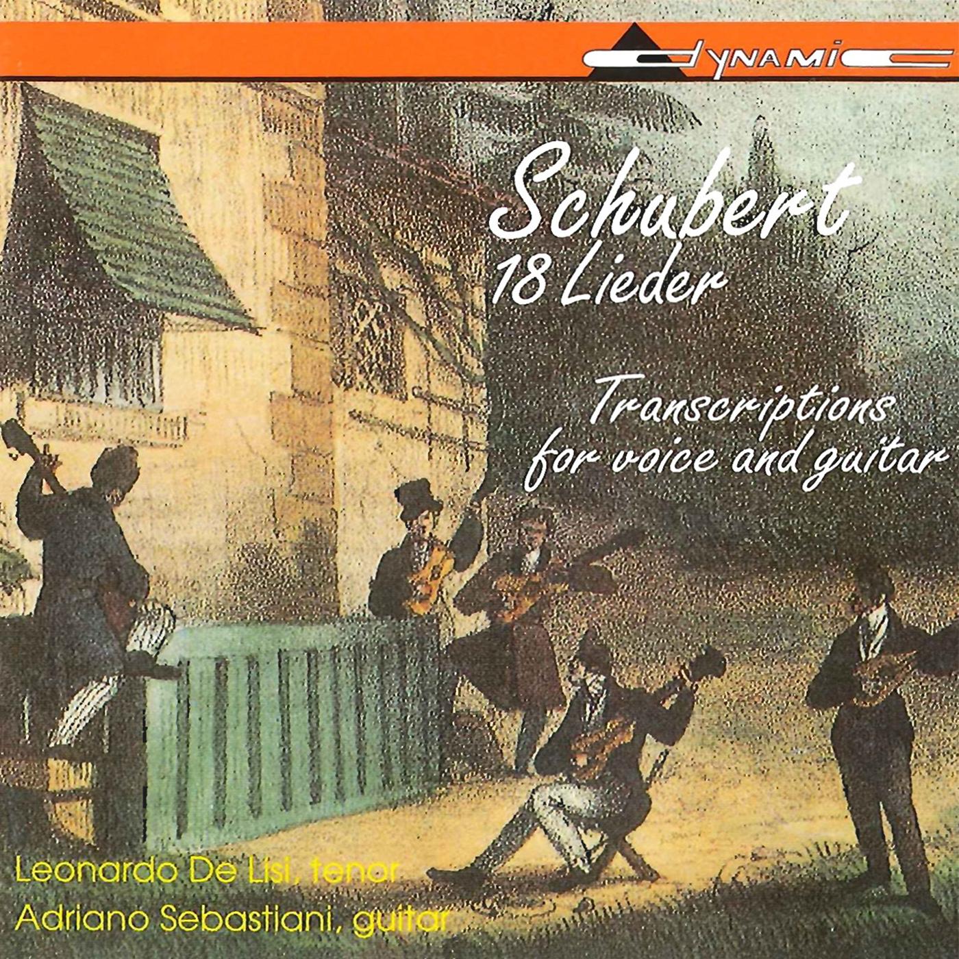 SCHUBERT, F.: 18 Lieder (arr. for voice and guitar)