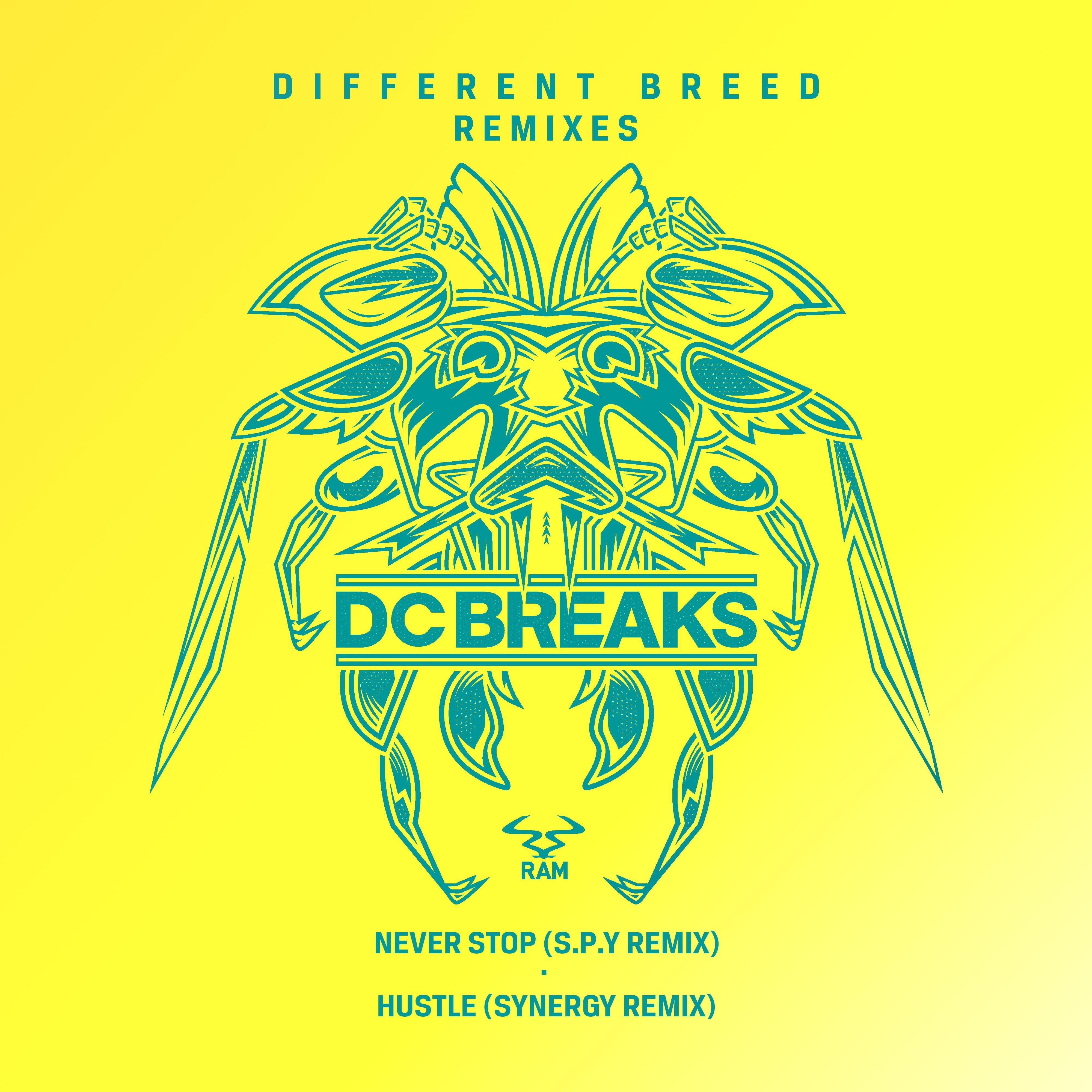 Never Stop (S.P.Y Remix) / Hustle (Synergy Remix)