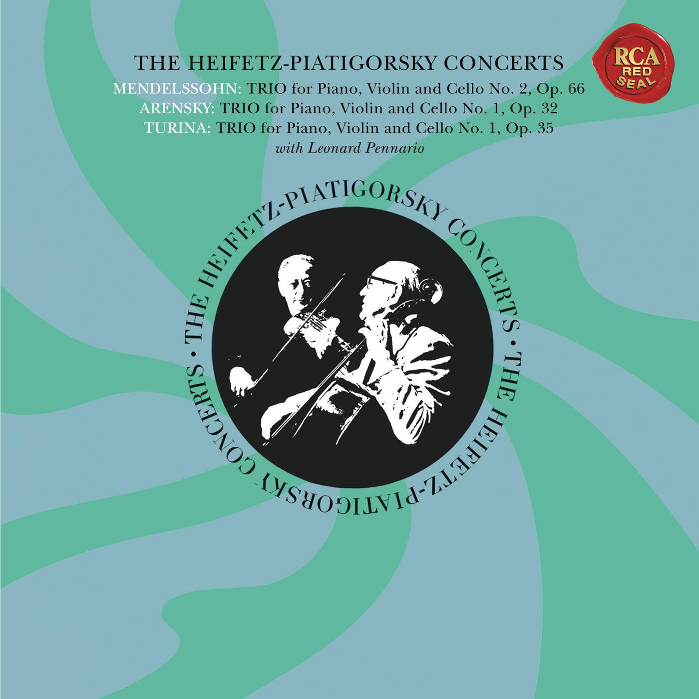 The Piano Trio Collection - Mendelssohn: Trio No. 2 in C Minor, Op. 66 - Arensky: Trio No. 1 in D Minor, Op. 32 - Turina: Trio No. 1, Op. 35 - Heifetz Remastered