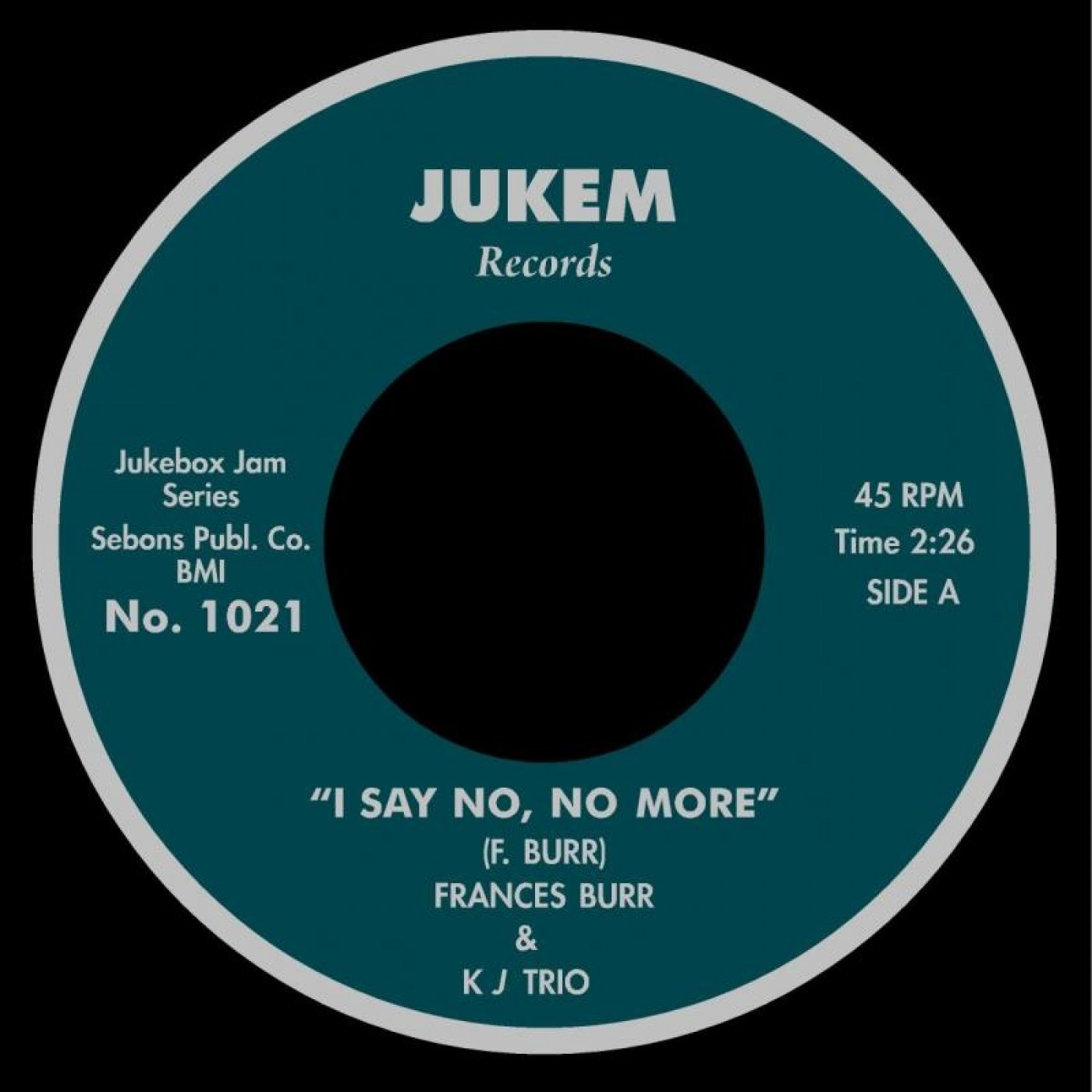 I Say No, No More