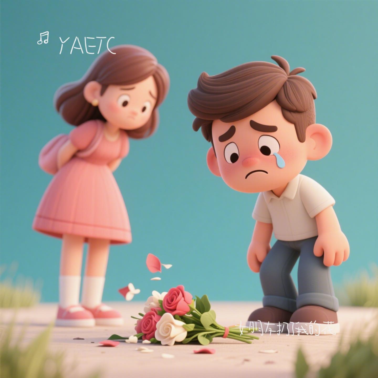 女朋友扔了我的花