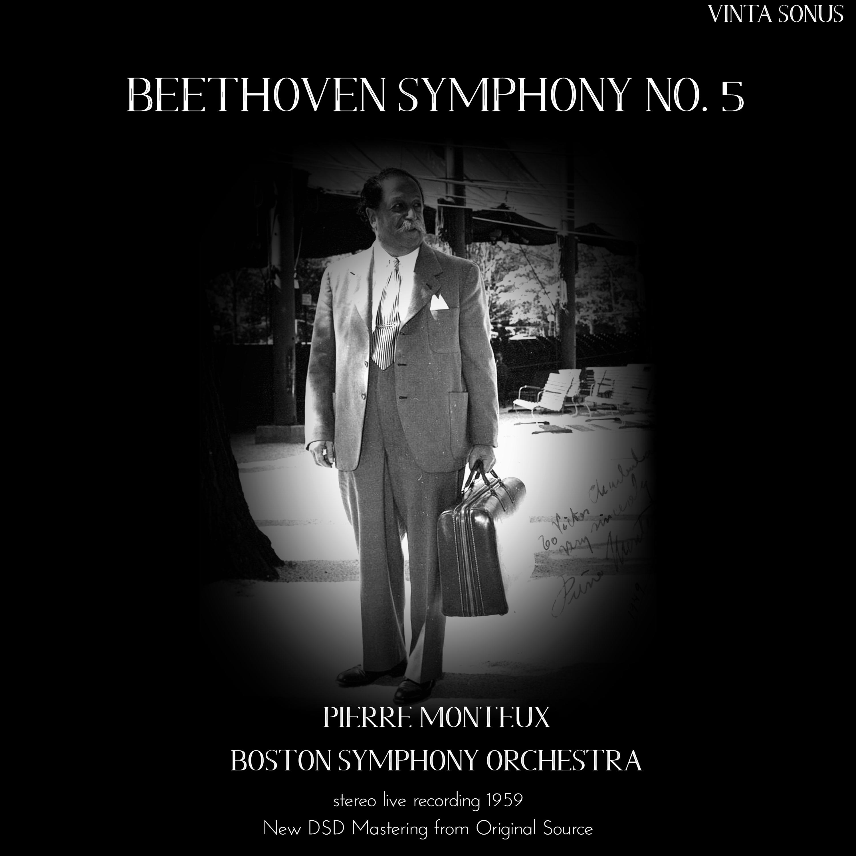 Monteux Conducts Beethoven Symphony No. 5 - 1959 stereo live recording (New DSD Mastering from Original Source)
