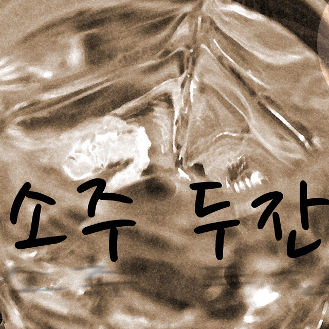 소주 두잔