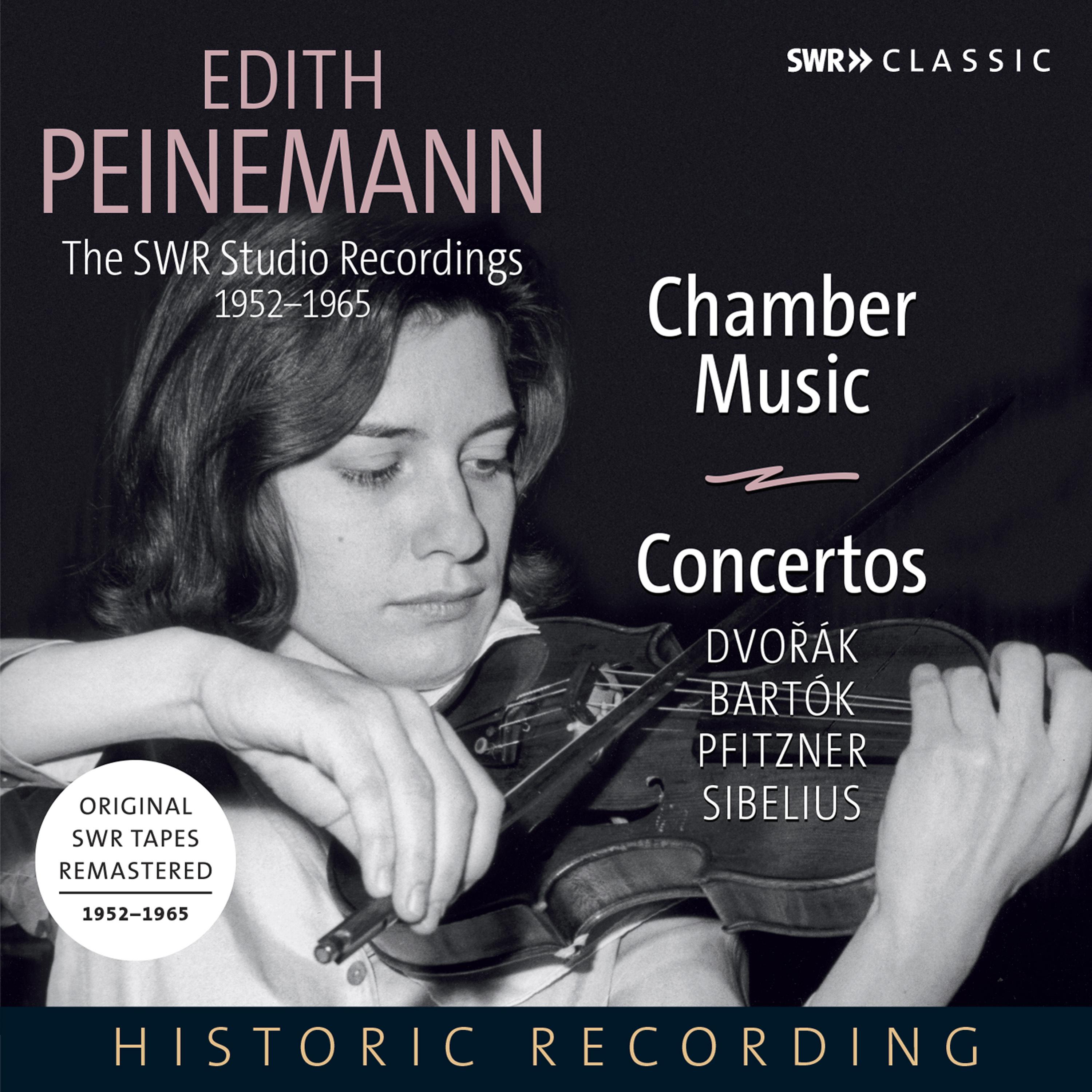 Edith Peinemann - Violin Concerto in A Minor, Op. 53, B. 96:I. Allegro ma non troppo -