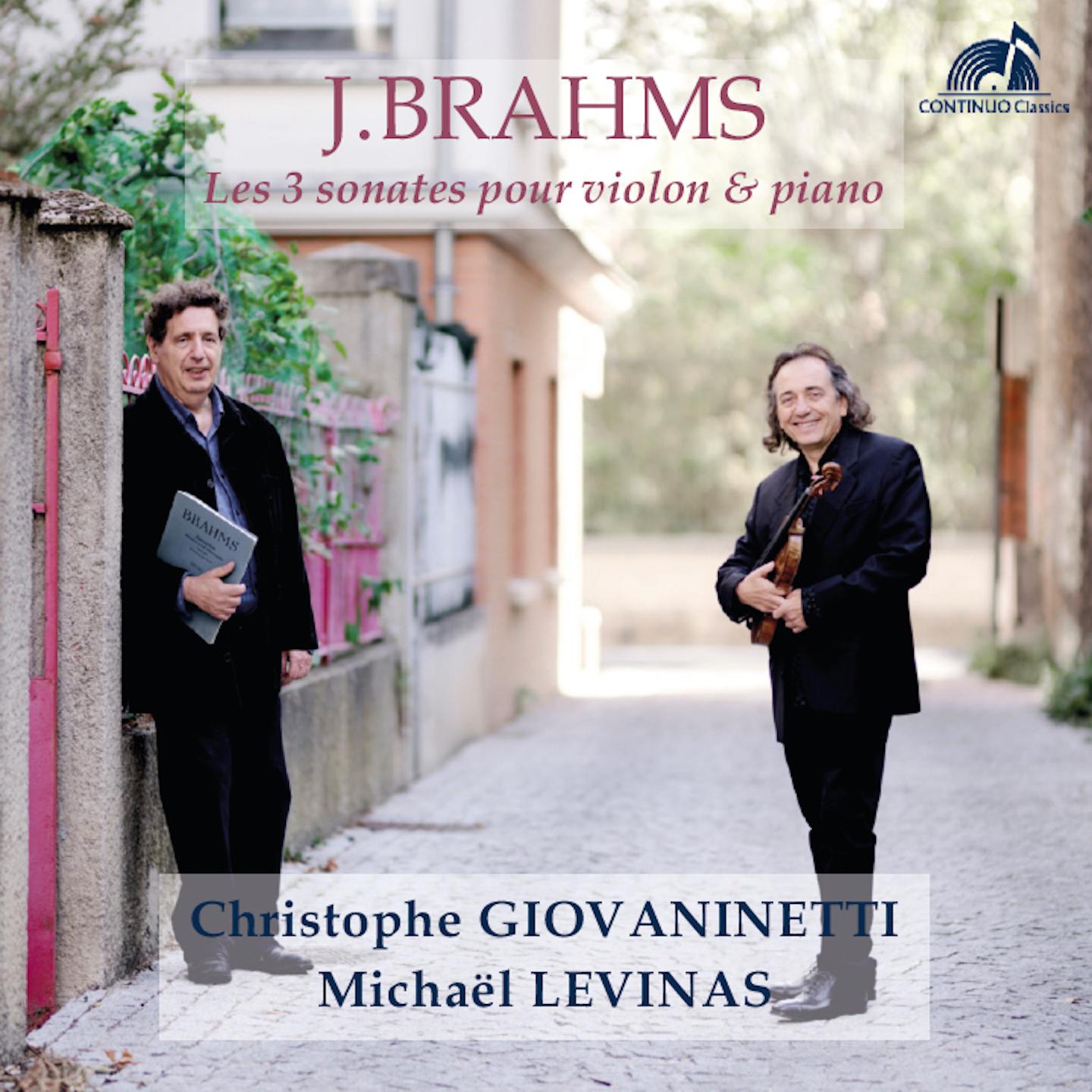 Brahms - Les 3 sonates pour violon & piano
