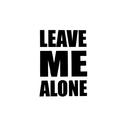 Leave me alone专辑