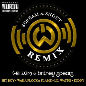 Britney Spears&P.diddy&Lil Wayne&Will.i.am-Scream And Shout remix  立体声伴奏