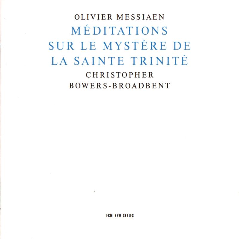 Méditations Sur Le Mystère De La Sainte Trinité