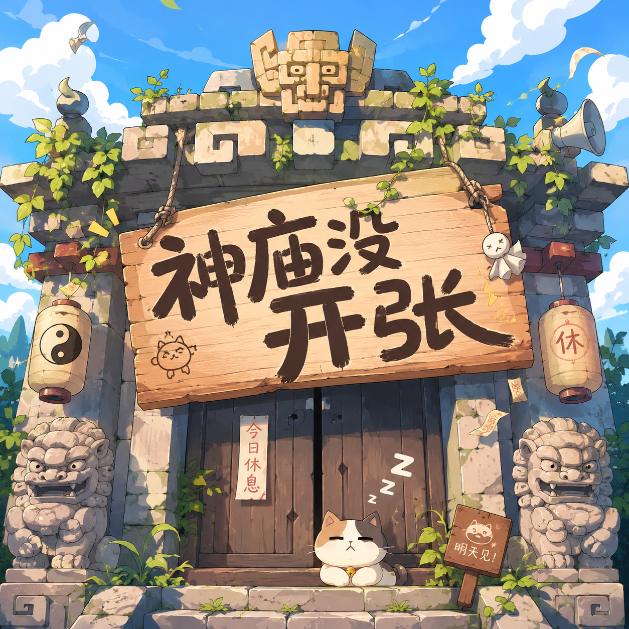 神庙没开张（施主你听我讲）