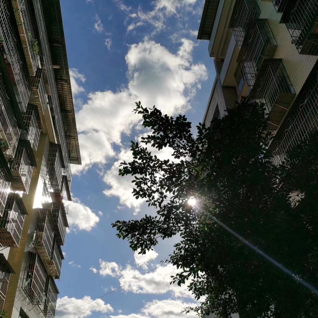 Setting sun