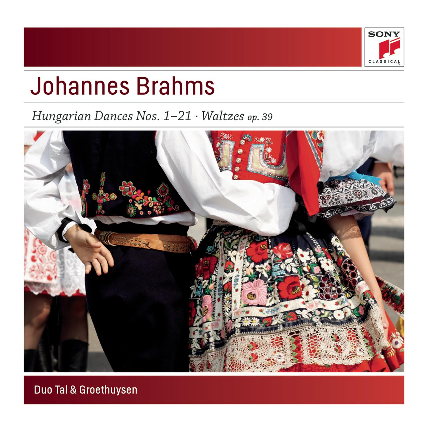 Brahms:  Hungarian Dances No. 1-21; Waltzes, Op. 39 for Piano for Four Hands