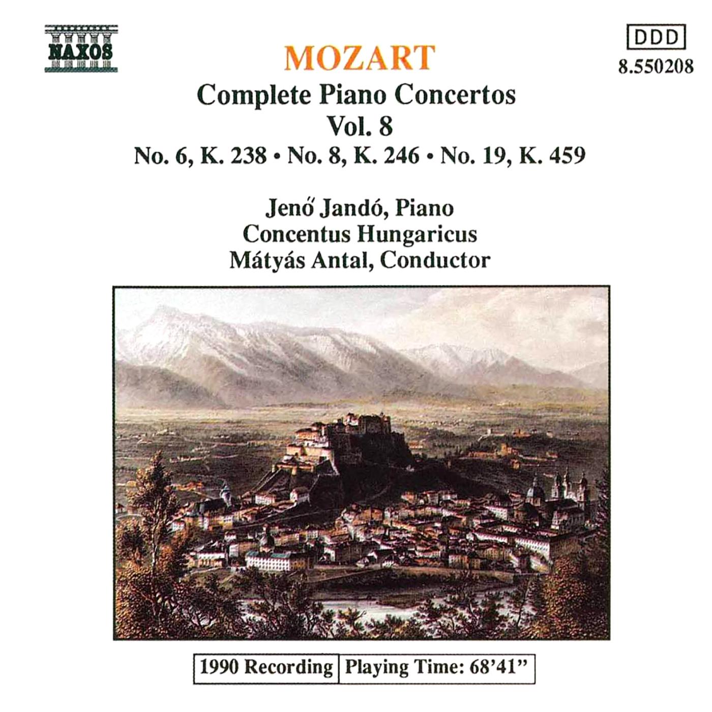 MOZART: Piano Concertos Nos. 6, 8 and 19
