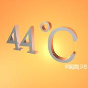 44˚C